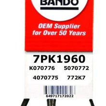 ban.do 7PK1700 OEM Quality Serpentine Belt (7PK1960)