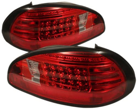 Spyder 5007162 Pontiac Grand Prix 97-03 LED Tail Lights - Red Clear