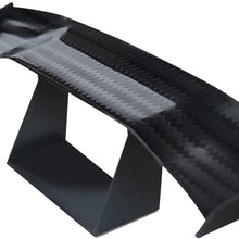 1 Pcs Mini Spoiler Auto Car Tail Decoration Spoiler Wing Carbon Fiber by
