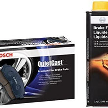 Bosch BC465A QuietCast Brake Pad Set and next generation Brake Fluid