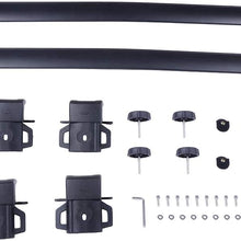 ECCPP Roof Rack Cross Bar Fit for Jeep Patriot 2007-2015,Aluminum Roof Rack Cross Bars Luggage Cargo Carrier Rails