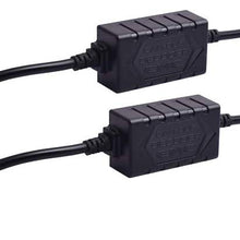 H4 Headlight Bulbs LED Anti Flicker Resistor Error Free Canbus Decoder H4 Adapter - 2Pack