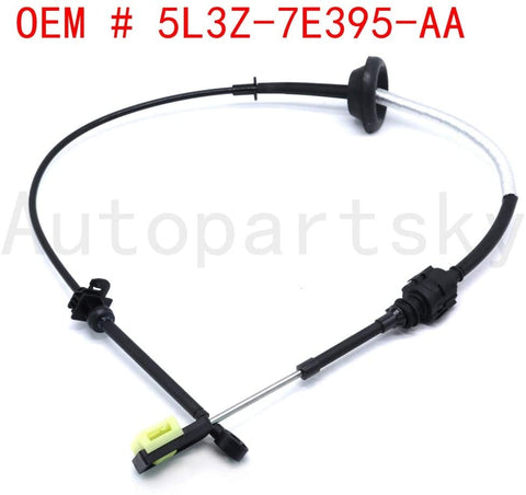 5L3Z-7E395-AA, 5L3Z7E395AA, New Automatic Transmission Shift Cable Control for 2005-2008 Ford F-150 F150 2005 2006 2007 2008
