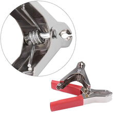 HUIQIAODS Car Crocodile Clip 30A Spring Loaded Auto Vehicle Battery Cable Insulated Alligator Clamp Clips 2PCS