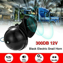 Super Loud Electric Snail Air Horn 300DB 12V Raging Sound Cars Motorcycle Boat