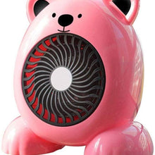 Zyyqt Mini Desktop Heater, Low Power Desktop Home Office Student Dormitory Small Sun Heater (Color : Pink)