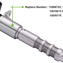 SCITOO Intake and Exhaust Variable Valve Timing Solenoids Camshaft Position Replace for 3.6L Engines - 2008-2017 Buick Enclave 2005-2011 Cadillac STS 2010-2015 Chevrolet Camaro 12636175