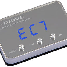 July King 6-Drive Electronic Throttle Controller for Seat Alhambra Altea Leon Mii Toledo Skoda Citigo Fabia NJ Octavia Superb Yeti, Super-thin Blue Light Display