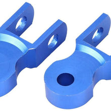 Shock Absorber Riser, 2pcs Universal Motorcycle Rear Shock Absorber Riser Height Extension 5cm Chassis Blue per Motorcycle Modification(With screw)