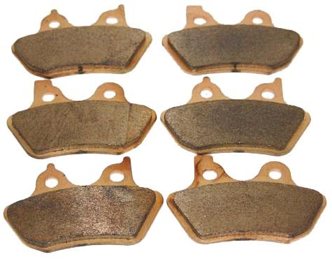 Foreverun Motor Front and Rear Sintered Brake Pads for Harley Davidson Touring Flhtcu-i Electra Glide Ultra Classic 2000 2001 2002 2003 2004 2005 2006 2007