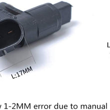 Automotech 1pc Right Front ABS Wheel Speed Sensor 1J0927804 compatible with V O L K S W A G E N Golf & Jetta & Beetle & A u d i TT