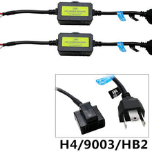 AnyCar Led Headlight Decoder H4 HB2 9003 Canbus Resistor Anti-flicker Harness Headlight Bulb Decoder for LED Headlight Warning (H4/HB2/9003)