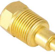Fan Thermostat Temperature Switch with 3/8" Pipe Thread, 185 to 175 Degree Electric Engine Cooling Fan Thermostat Temperature Sensor Switch, Fits 10" 12" 14" 16" Fan (With Pipe Thread)