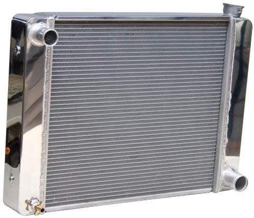 PRW 5401929 Aluminum Radiator with Polished End Tank and Top Cover for GM