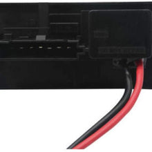 HVAC Blower Motor Fan Resistor Kit Replaces# 22807122, 973-409, 15305077, 973409 - Compatible with Cadillac Escalade, Avalanche, Silverado, Tahoe, GMC Sierra, Yukon, XL 1999-2007 Manual AC Controls
