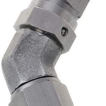 SHOUNAO Tight an -3 AN3 JIC 45 Degree Stainless Steel PTFE Custom Brake Hose Fitting (Color : Silver)