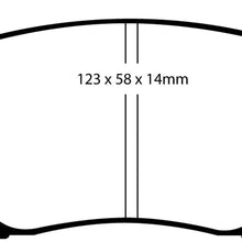 EBC Brakes DP41774R Yellowstuff Street and Track Brake Pad