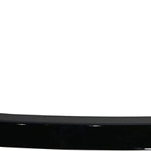 Front Bumper Trim Compatible with 2017-2018 Nissan Rogue Black CAPA Center