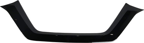 Front Bumper Trim Compatible with 2017-2018 Nissan Rogue Black CAPA Center