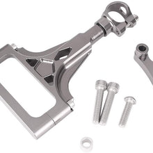 Mallofusa Motorcycle Stabilizer Steering Damper Bracket Mount Holder Kit Compatible for Kawasaki Z1000 Z750 2003 2004 2005 2006 2007 2008 2009 Red