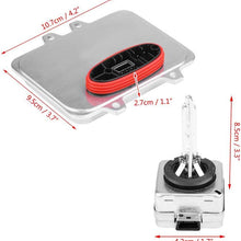 HID Ballast Control Unit,3Pcs Xenon HID Headlight Ballast Control Unit Module Bulb Kit for Cadillac Escalade 5DV00900000