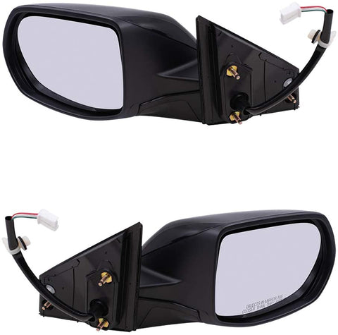 Replacement Set Power Side Mirrors Compatible with 2017 2018 2019 CRV 76258-TLC-B01 76208-TLC-A01