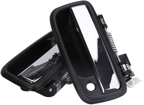 Outside Exterior Door Handle, Front Driver & Passenger Side - Fit for 1995-2004 Toyota Tacoma - Replace 69220-35020 69210-35020 (Chrome)