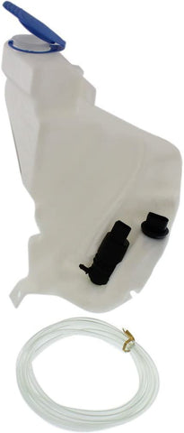 Windshield Washer Tank Assembly compatible with VW Passat 98-01 W/Pump Cap and Sensor 2.8L Cap Sedan Old Body Style