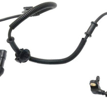 ABS Speed Sensor compatible with Ford Explorer/Mountaineer 06-10 Front 2 Male Pin-Type Terminals