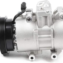 LFJD A/C Air Conditioner Compressor Kit，A/C Compressor & Clutch For K-ia 2006-2011 Rio & Rio5 1.6L CO 10980C