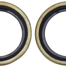 Aeloa 24pcs/Set Imperial Standard Copper Skeleton Oil Seals Assortments for Car