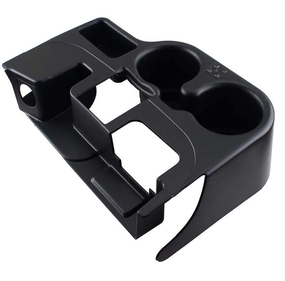 Cosilee Center Console Storage Box Water Cup Holder Additional Fit for 2003-2012 Dodge Ram 1500 2500 3500 Vehicles