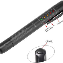 Aramox Car Brake Fluid Tester, Universal Brake Oil Fluid Tester Pen with 5 LED Indicators for DOT3 DOT4 Brake Fluid