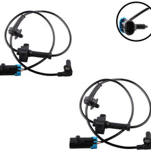 MOSTPLUS 2pcs ABS Wheel Speed Sensor Compatible for 07-2012 Chevrolet Avalanche Tahoe ALS1464 Rear