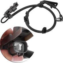 Cuque 897387990 ABS Speed Anti-Slip Sensor for Isuzu D-Max Danver Rodeo Pick up 3.0TD-TFS77 3.0TD TFS85 IMPORT 2.5TD TFS86 2003-2012 Black Special