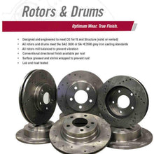 DK1604-3D Rear Drilled Rotors and Ultimate HD Semi-Metallic Brake Pads and Hardware Set Kit