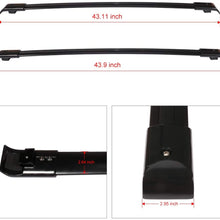 ECCPP Roof Rack Cross Bar Roof Rack Cross Bars Luggage Cargo Carrier Rails Fit for 2006-2010 Honda Odyssey Mini Passenger Van,2005-2006 Honda Odyssey Mini Passenger Van,Aluminum