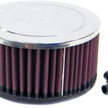 K&N Universal Clamp-On Filter: High Performance, Premium, Washable, Replacement Engine Filter: Flange Diameter: 2.5625 In, Filter Height: 3 In, Flange Length: 0.875 In, Shape: Round, RA-067V