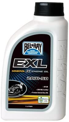 Bel-Ray EXL Mineral 4T Engine Oil 20W-50 Liter PU 99100-B1LW