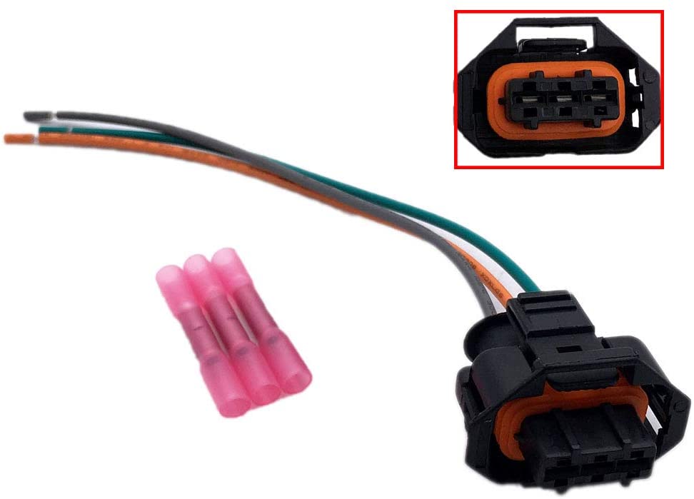 Aokus FOR GM LS 3-Wire Gen 4 MAP Sensor Manifold Absolute Pressure Connector Plug Pigtail LS2 LS3 LS7 LH6 L92 L76 LY2 LY5 LY6 LC9 LFA LH8 LMG L98 L9H L20 L94 LZ1 L99 L96 LC8 L77 WPMAP40