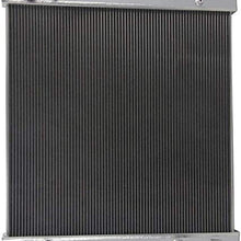 OzCoolingParts Full Aluminum Radiator + 2x12" Fan w/Shroud + Thermostat/Relay Wire Kit for 2003-2007 04 05 06 Ford F250 F350 F450 Super Duty 6.0L Powerstroke Diesel