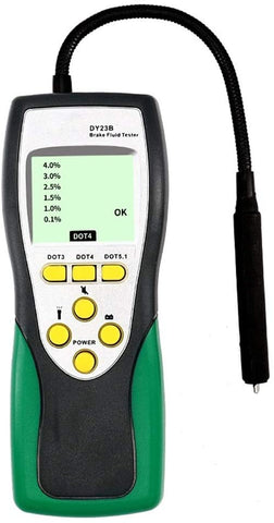 L.W.SUSL Electronic Multimeter Automotive Brake Fluid Tester Digital Brake Fluid Inspection Check Car and Brake Oil Quality LED Indicator Display DY23