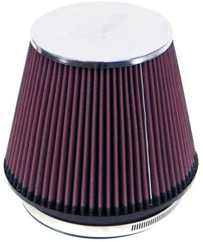 K&N Universal Clamp-On Filter: High Performance, Premium, Washable, Replacement Engine Filter: Flange Diameter: 6 In, Filter Height: 6 In, Flange Length: 1 In, Shape: Round Tapered, RF-1013