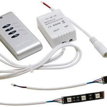 iJDMTOY (2) 3-SMD-5050 RGB LED Demon Eye w/Remote Control Compatible With Car Motorcycle Projector Headlight Demon Eyes Retrofit