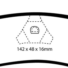 EBC Brakes DP61601 6000 Series Greenstuff Truck and SUV Brake Pad