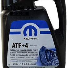 Genuine Chrysler Accessories (5013458AA) (68218058AC) ATF+4 Automatic Transmission Fluid - 1.3 Gallon / 5 Liter