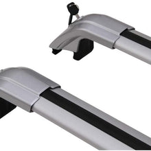 Titopena Silver Car Roof Rack Cross Bars fit for BMW X3 F25 2011-2017 Aluminum Cross Bar Replacement for Rooftop Cargo Carrier Bag Luggage Kayak Canoe Bike Snowboard Skiboard
