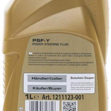 RAVENOL J1B1045 Power Steering Fluid - PSF-Y Full Synthetic Hydraulic Fluid (1 Liter)