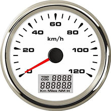 ELING 3-3/8" Truck Car GPS Speedometer Odometer Velometer 0-120KM/H with Trip Mileage 9-32V