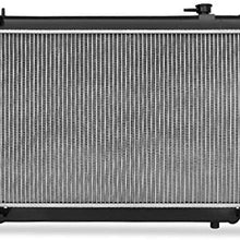 Fits 2003 2004 2005 2006 Fairlady Z 350Z Plastic Tanks 2576 2577 Aluminum Core Radiator Replacement Assembly